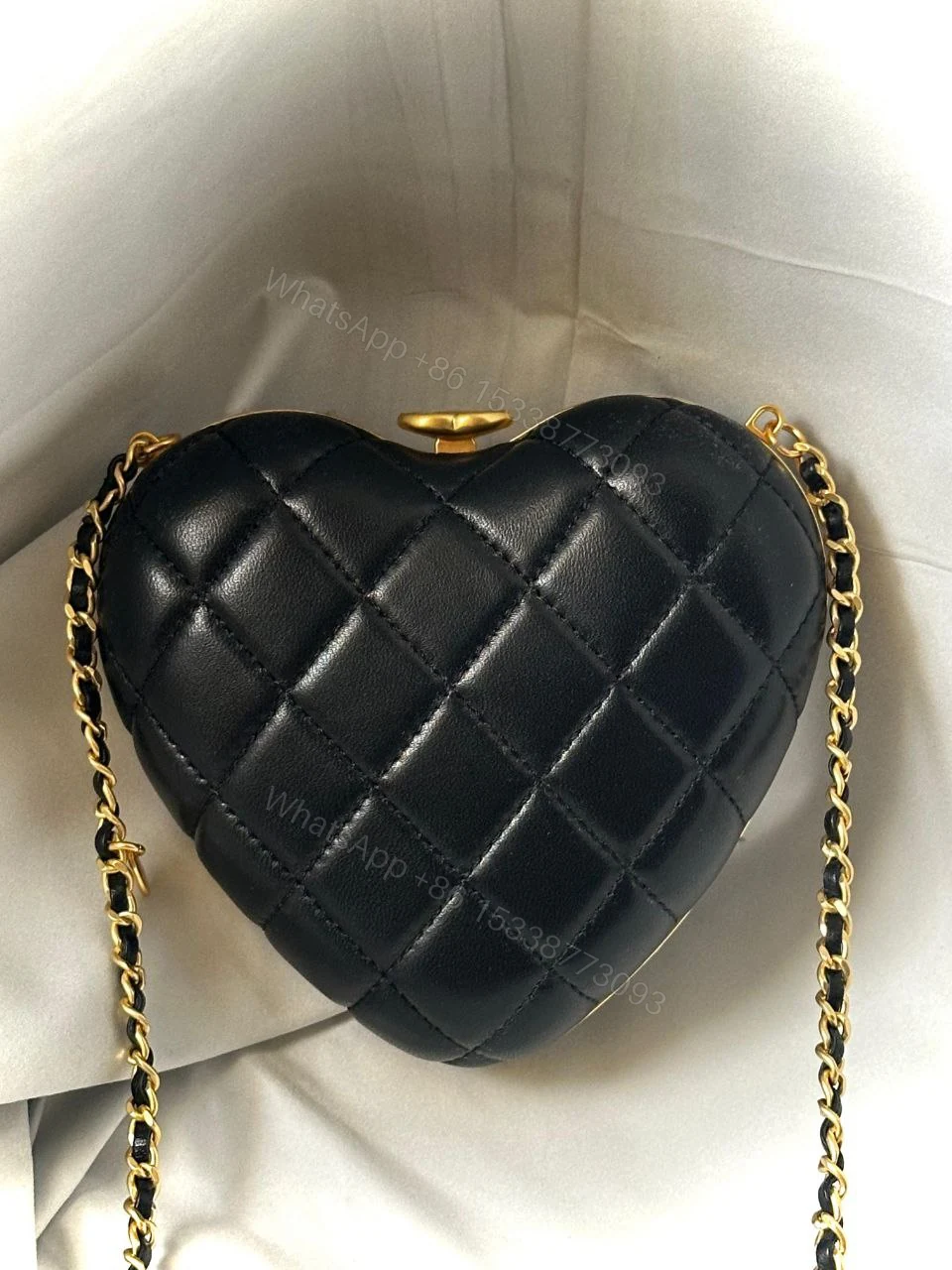 View 2 of Chanel Heart Minaudière Sholder Bag