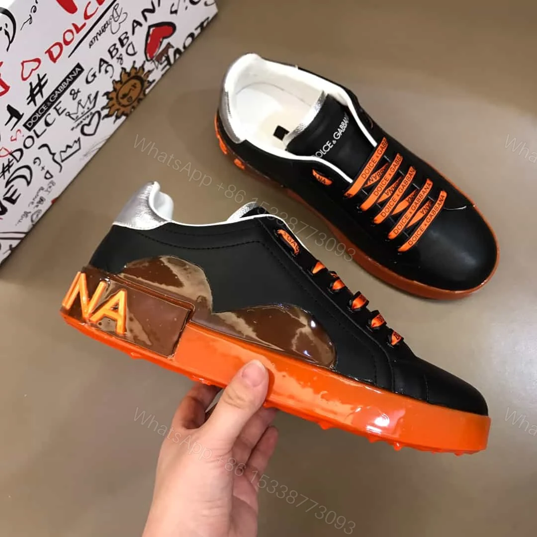 View 6 of DOLCE & GABBANA PORTOFINO MELT SNEAKERS IN PRINTED NAPPA CALFSKIN – DG18