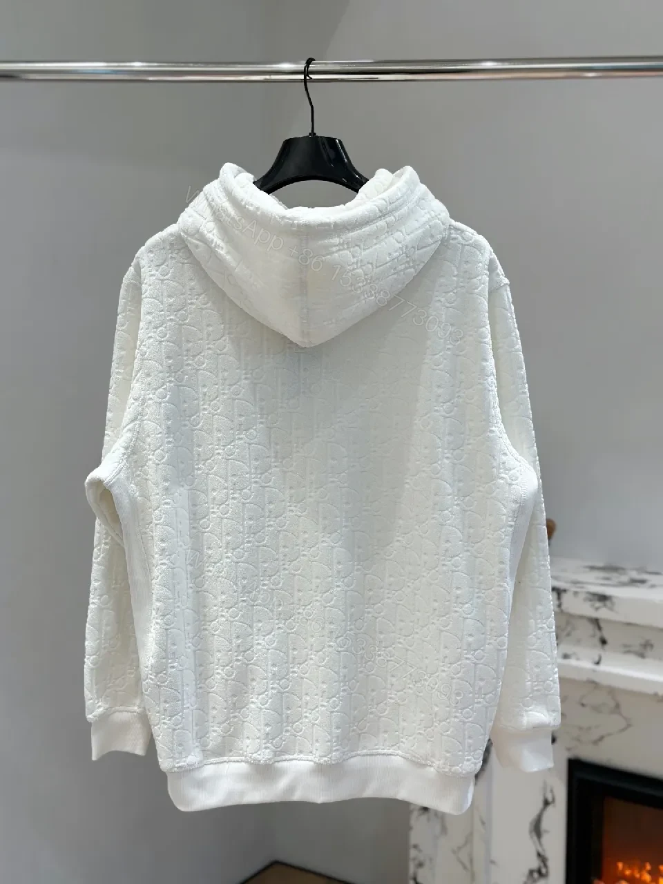 View 8 of Quilted Monogram Hoodie: Luxurious Everyday Comfort