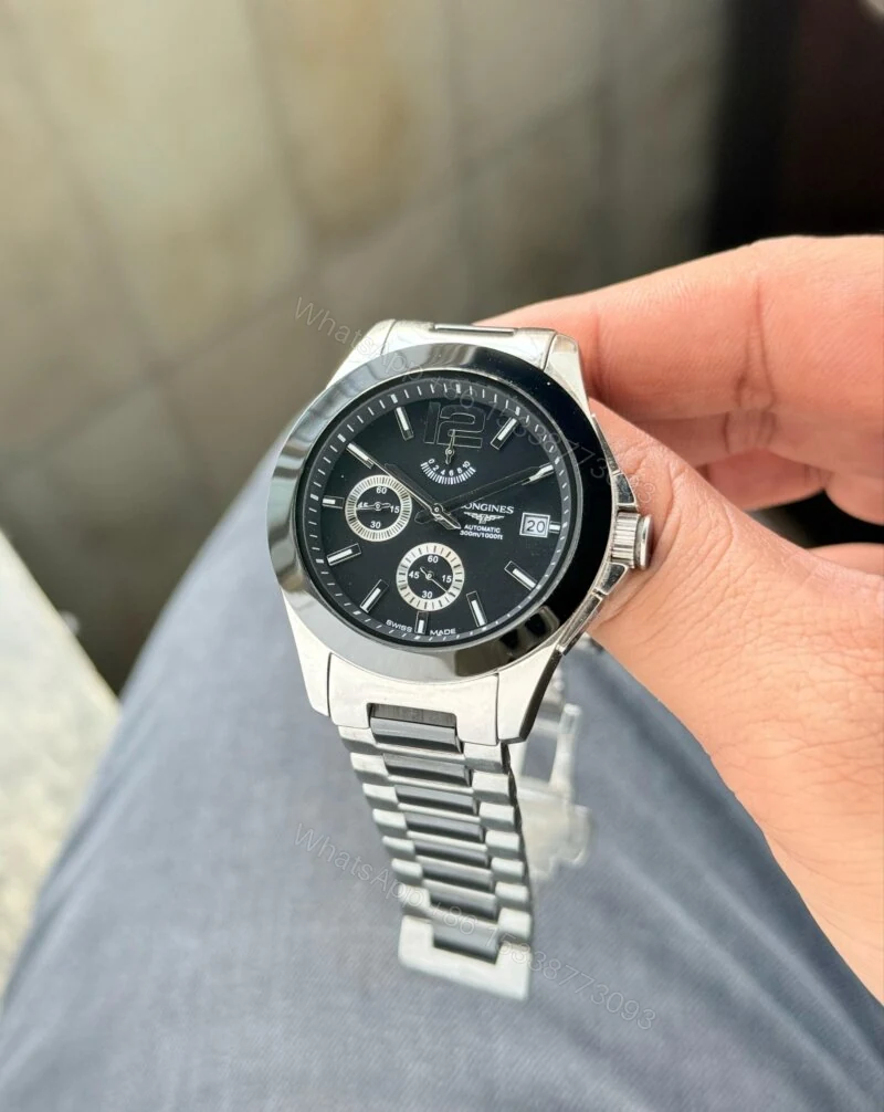 View 3 of Longines Conquest Chronograph Black 44mm