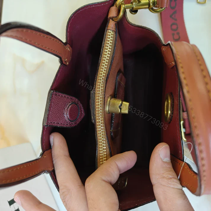 View 4 of First Copy Coach Willow 18 Satchel Ultra Premium Apricot