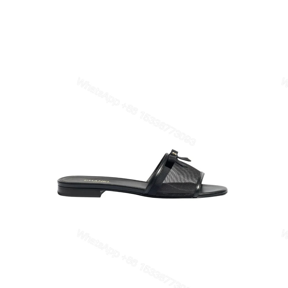 Chanel Mules Mesh Black — view 1