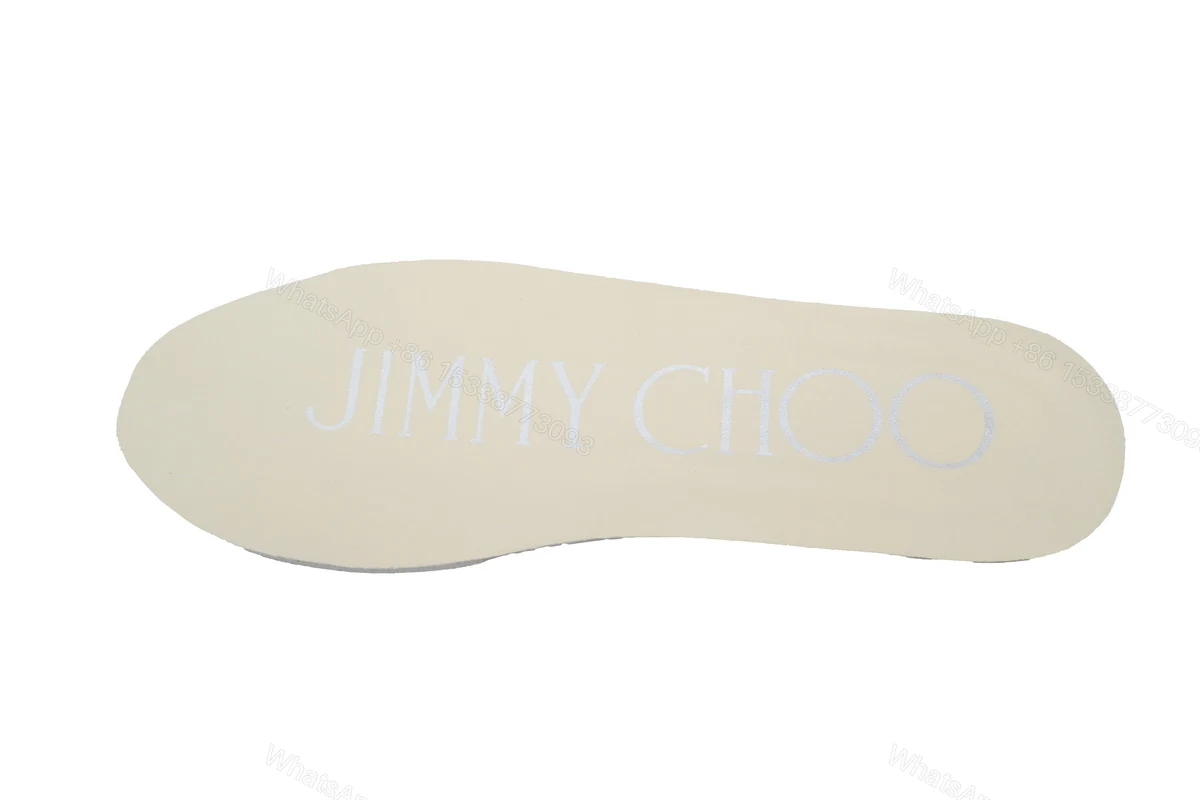 View 4 of Jimmy Choo Palma Maxi White Canvas Platform Trainers PALMAMAXIFCYE