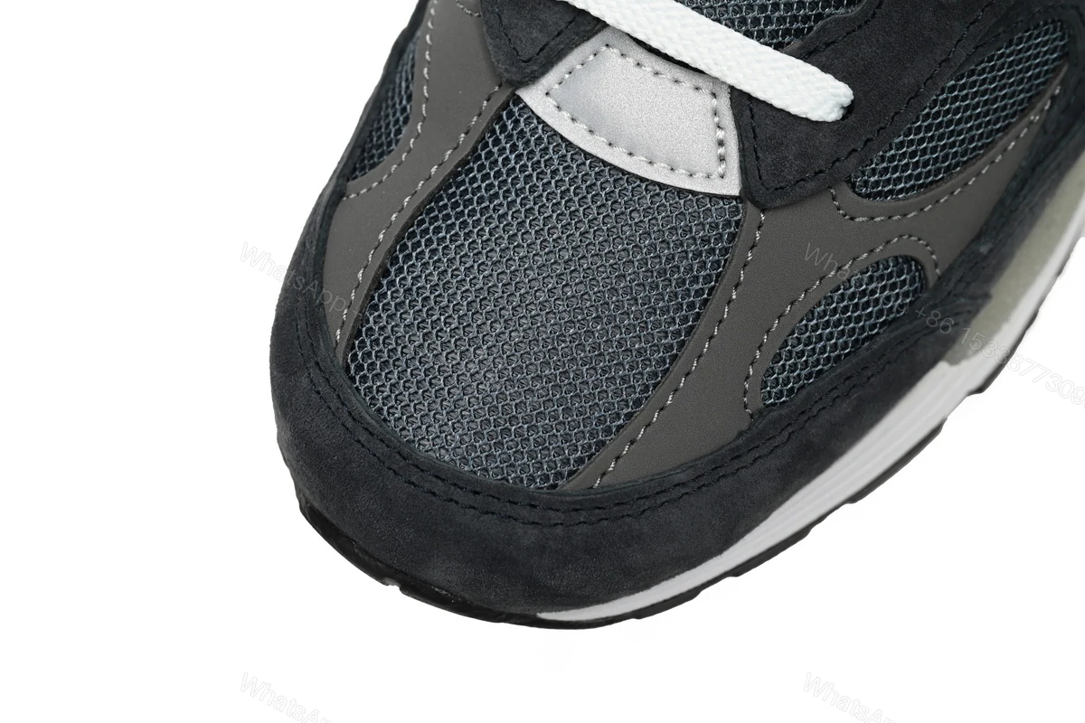 View 7 of New Balance 992 White, black, and gray M992GG