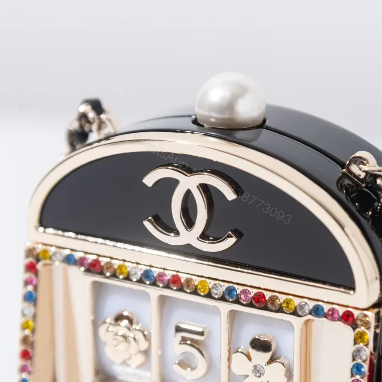 View 8 of Chanel-Inspired Mini Slot Bag â€” Glam Playful Luxury Bag