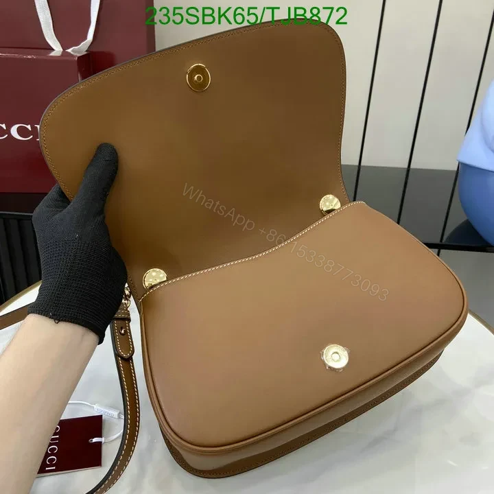 View 18 of Gucci Red Smooth Leather Small Top Handle Bag 88878