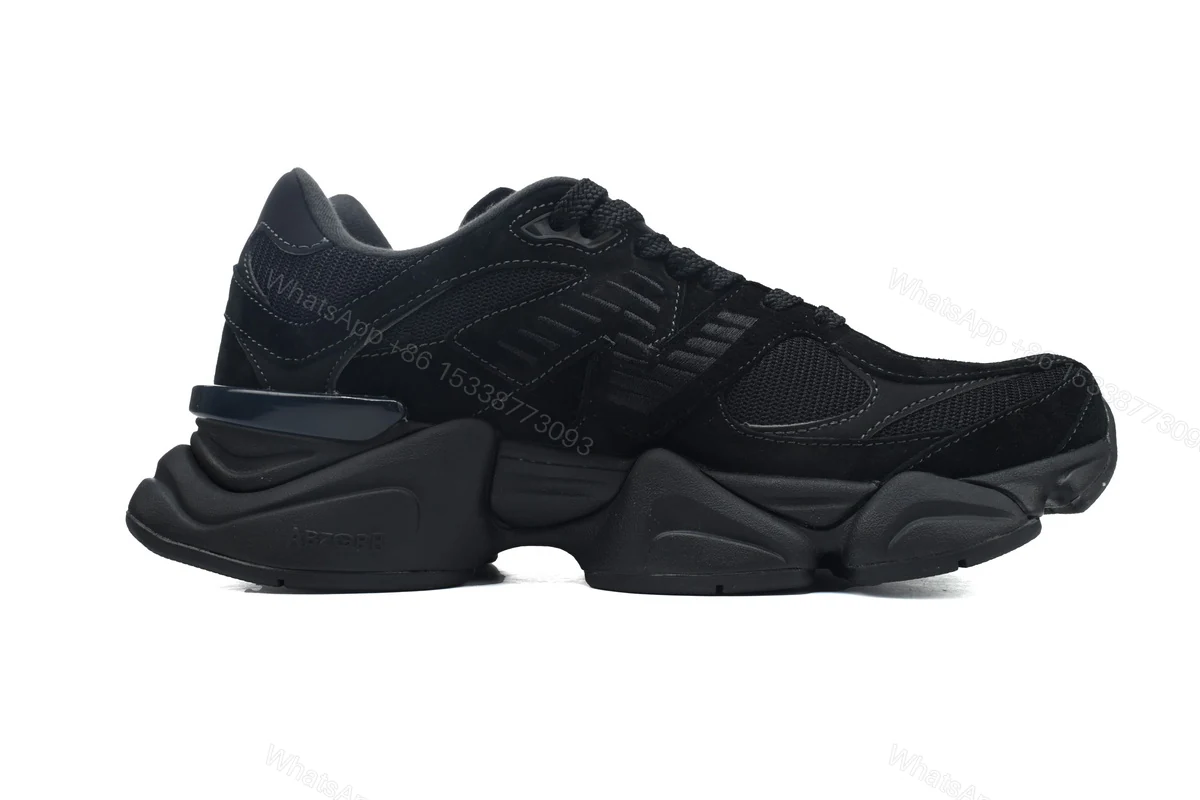 View 4 of New Balance 9060 'Triple Black Suede' U9060BPM