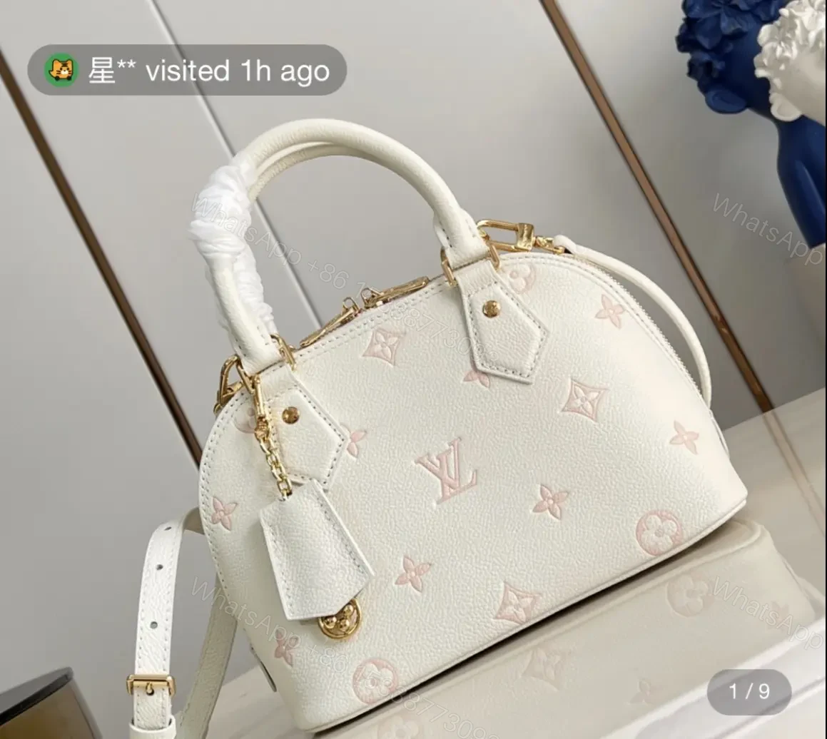 Louis Vuitton Alma BB bag in Milky White — view 1