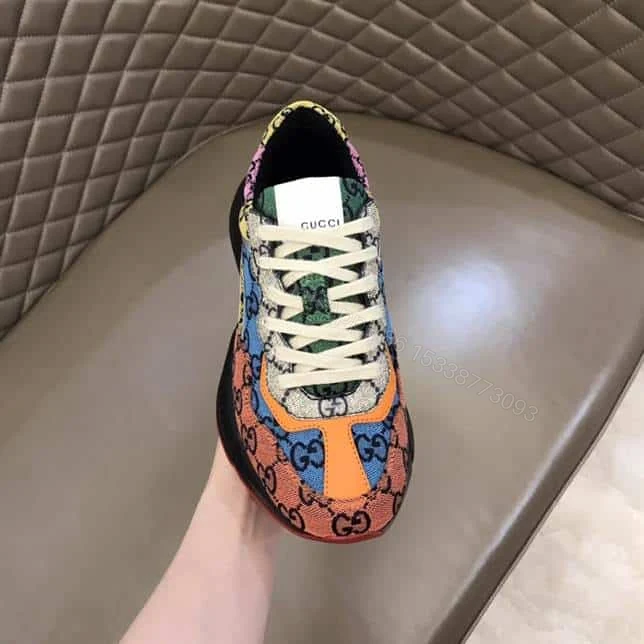 View 8 of Men’s Rhyton GG Multicolor sneaker – GC93