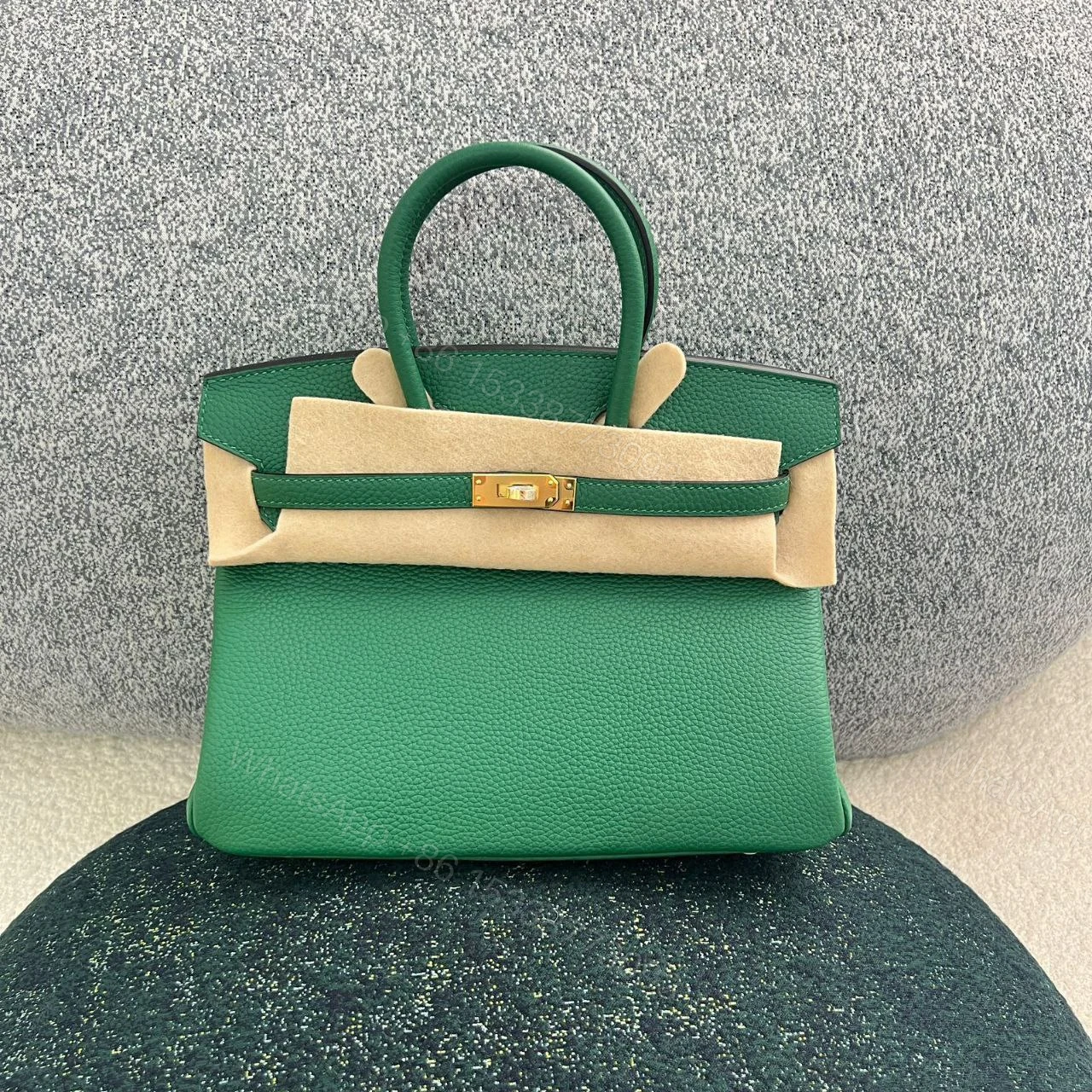 View 4 of Hermes Birkin 25 Handbag P9 Anemone