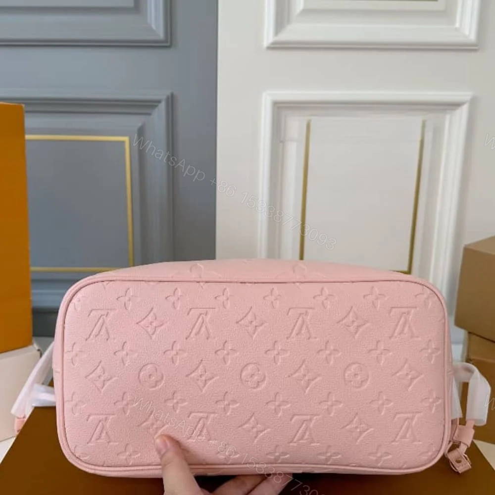 View 5 of Louis Vuitton Neverfull Full MM Pink 43Cm