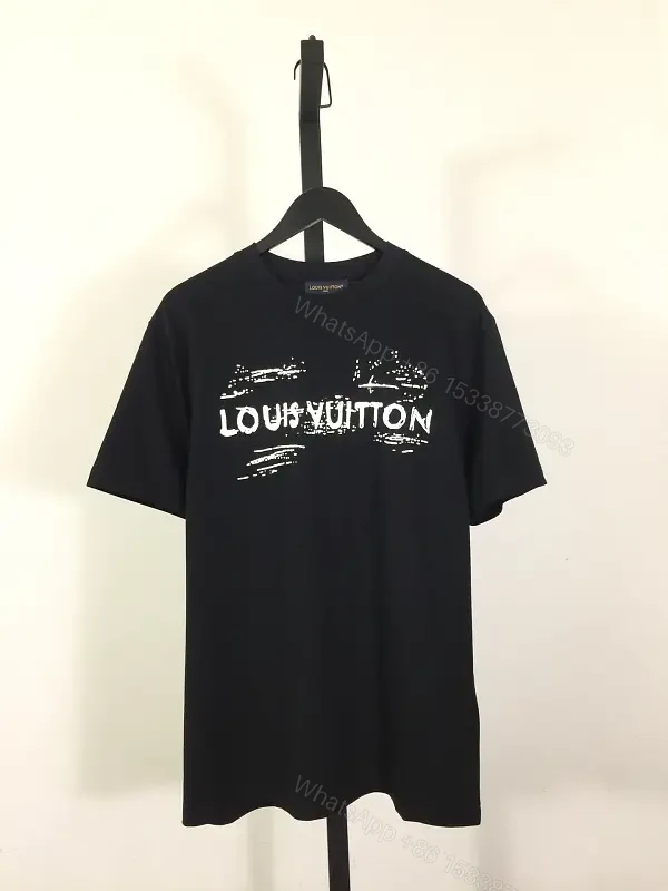 Black Cotton Graphic Tee – Minimalist Luxe Streetwear Vibe — view 1