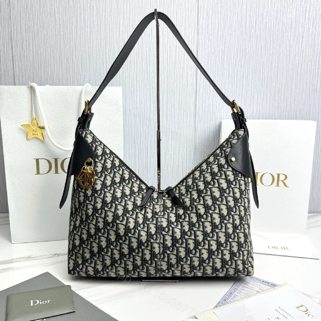 Black + Jacquard + Structured Tote + Iconic Monogram Detail + Tote — view 1