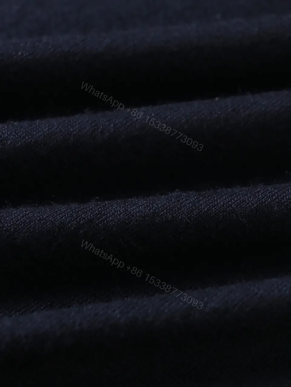 View 3 of Black Knit Tee Milano Logo Crewneck