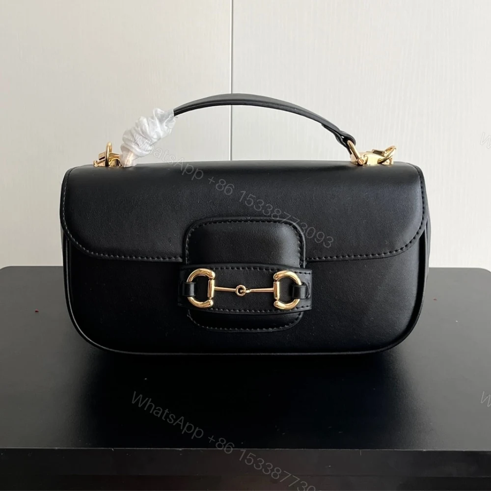 View 2 of Gucci Horsebit 1955 Small Top Handle Bag Black 22Cm
