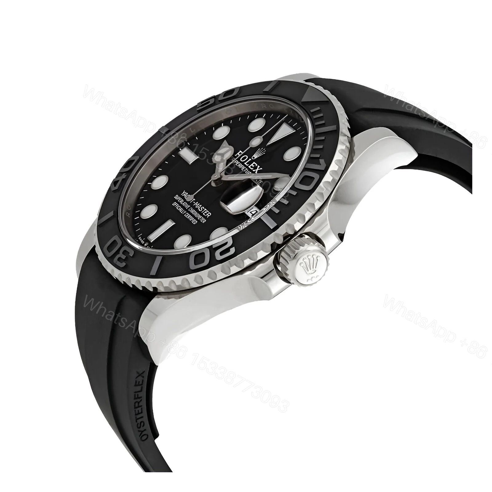 View 3 of Rolex Yacht-Master 226659 White Gold Automatic Rubber Black Dial Replica
