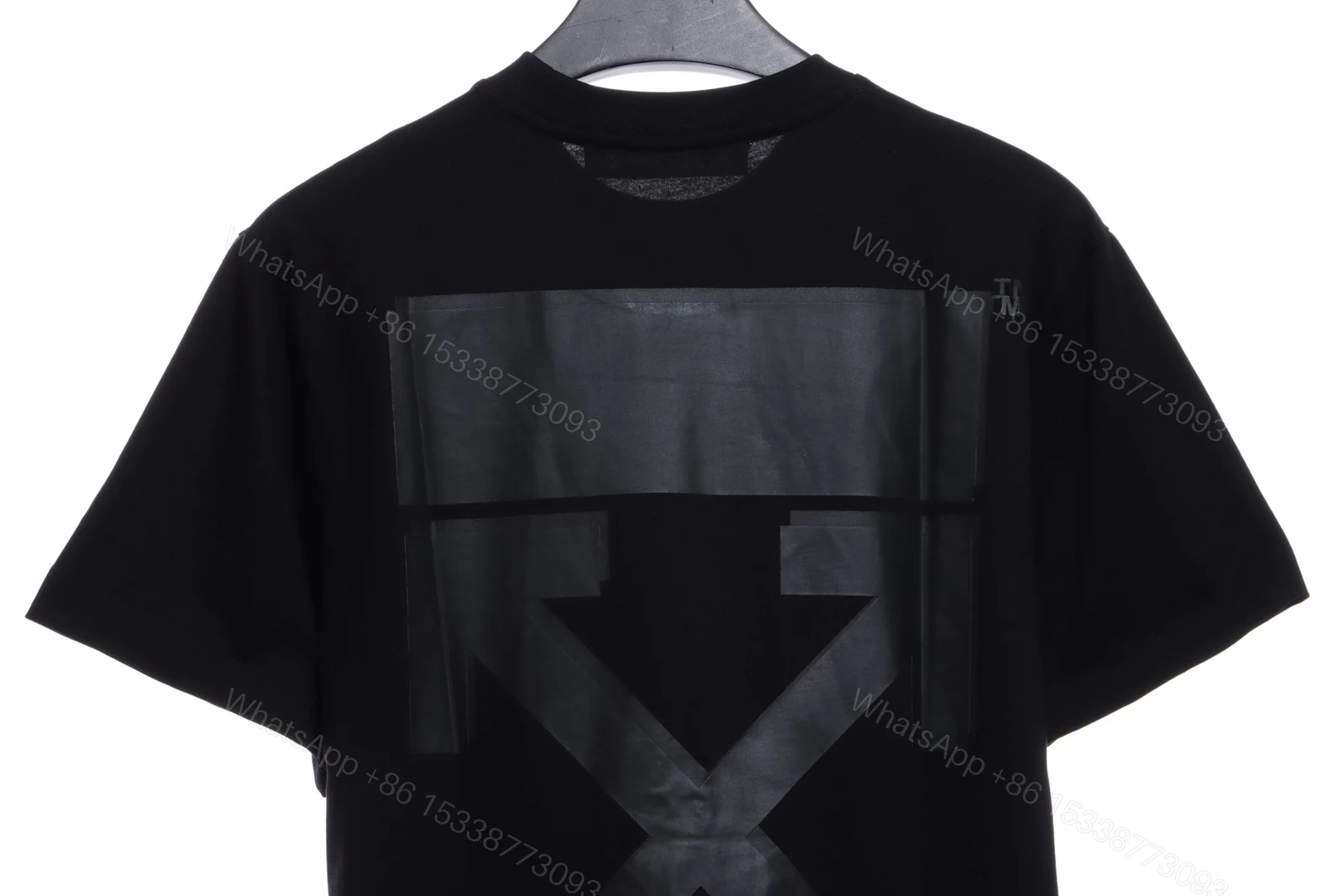 View 2 of Off-White Overlapping Arrow Pattern T-Shirt