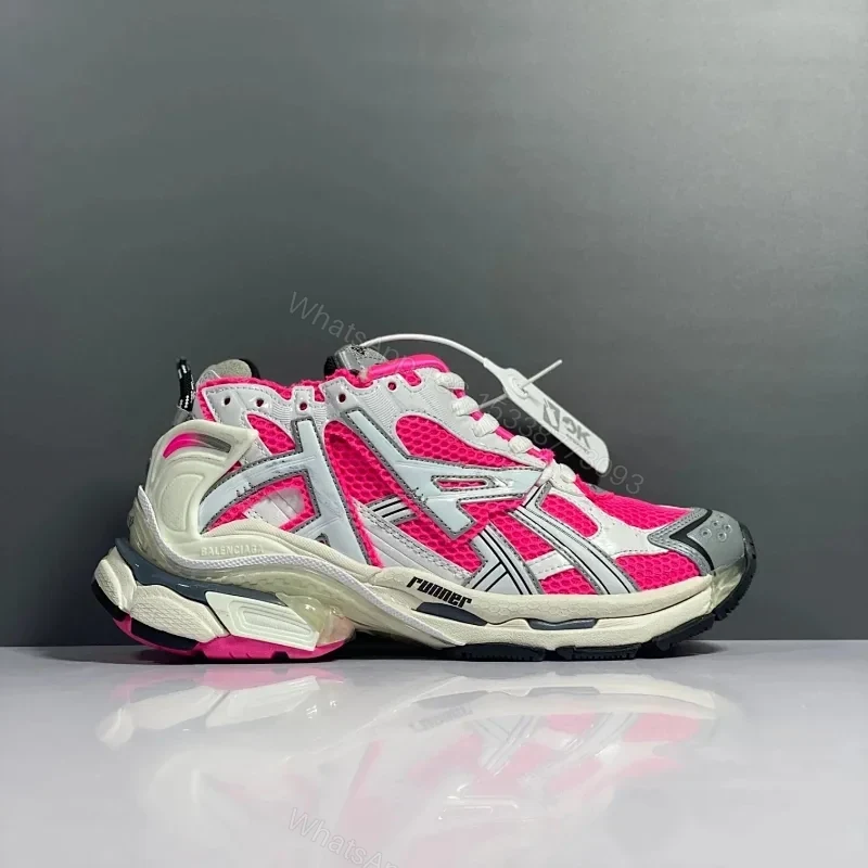 Balenciaga Runner White Fluo Pink (Women's) — view 1