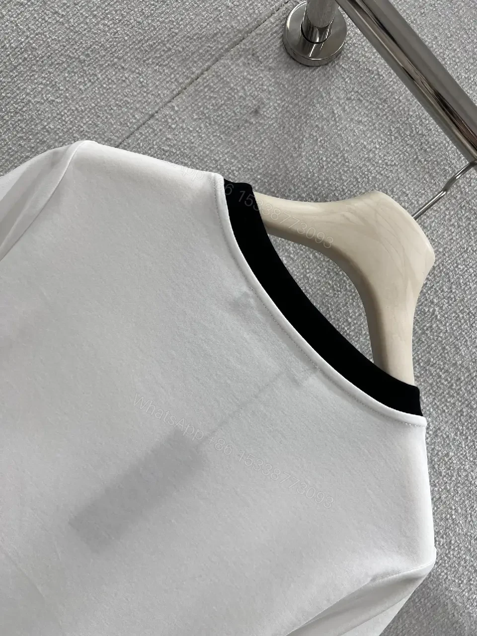 View 3 of Monochrome Versace Tee: Elevated Everyday Comfort