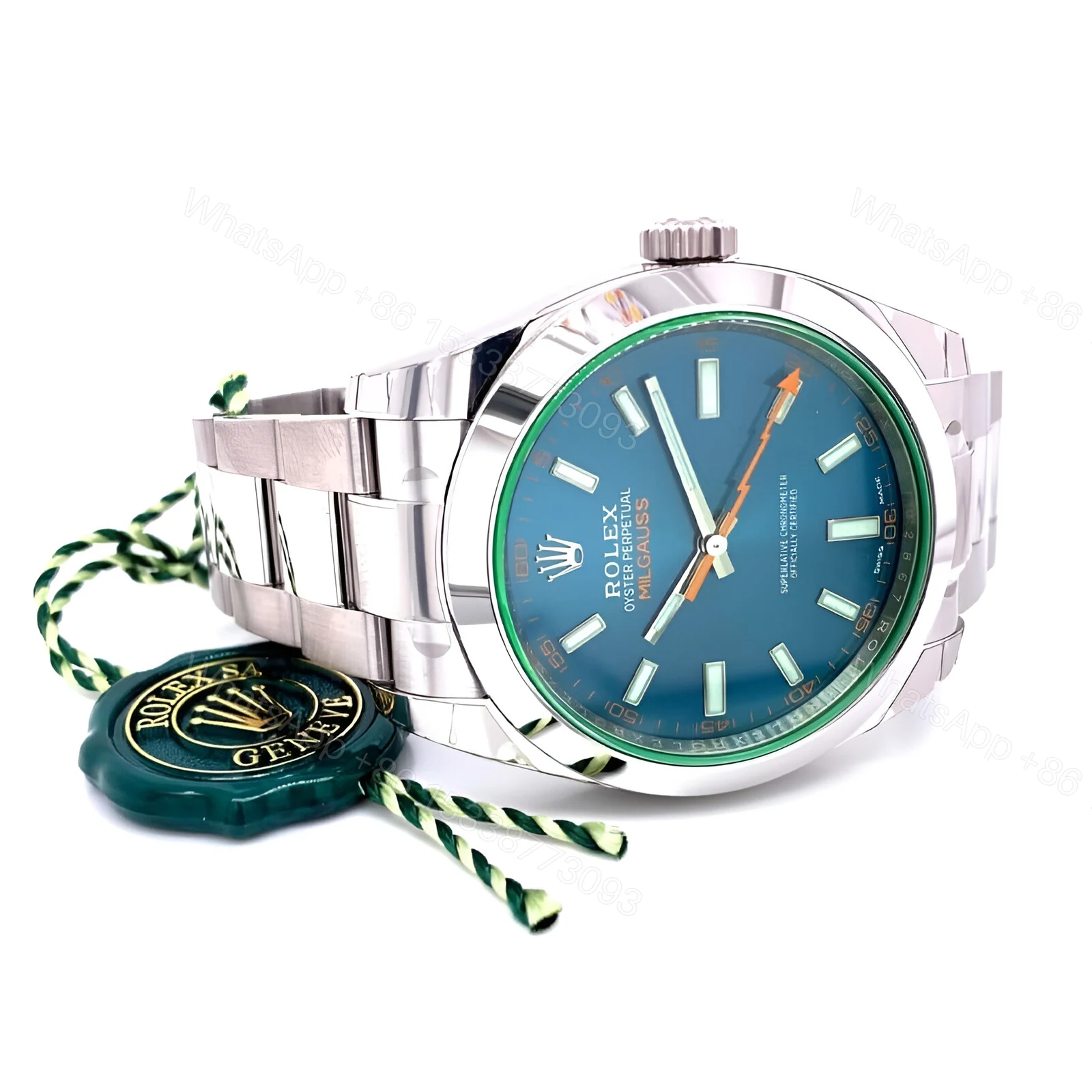 View 4 of Rolex Milgauss 116400GV-0002 Blue Dial Replica