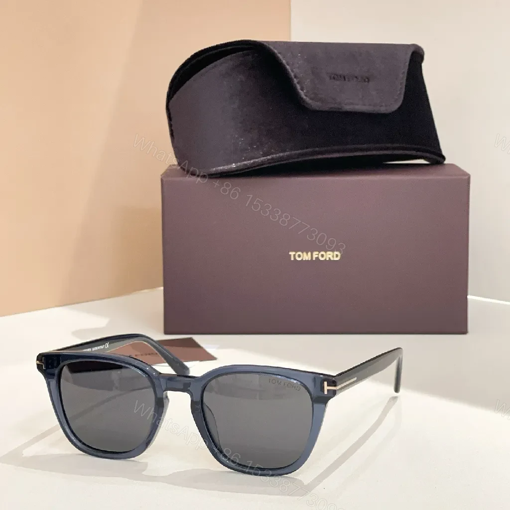 View 4 of Chic Black Acetate Sunglasses with Polarized Lenses and Case