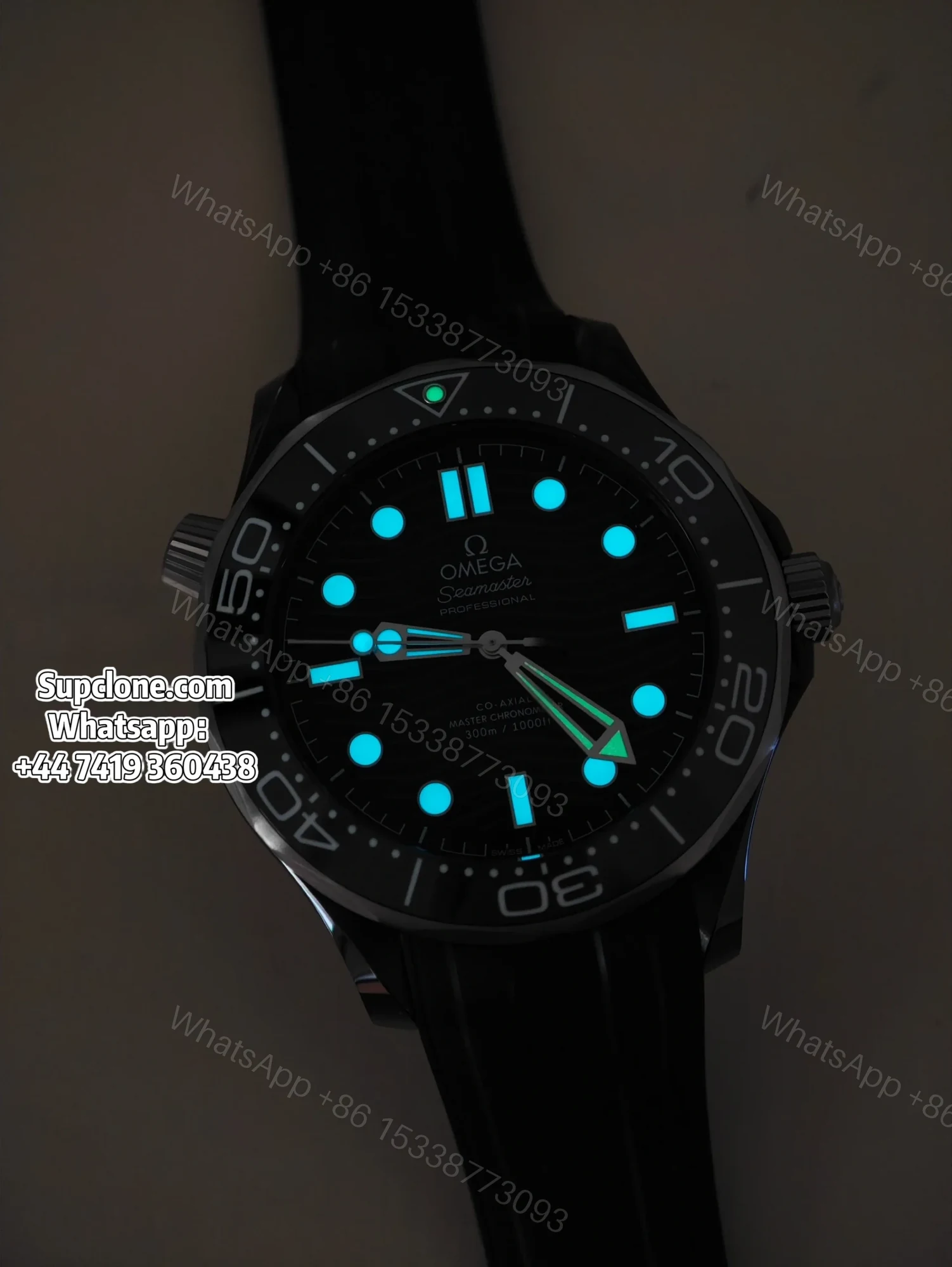 View 20 of Omega Super Clone Seamaster Diver 300M 43.5mm Titanium Ceramic