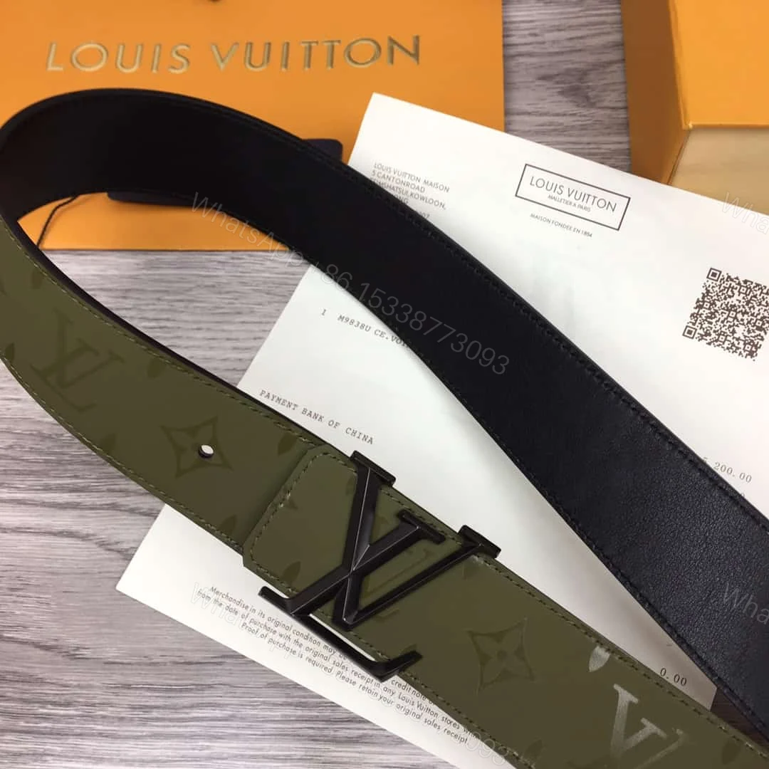 View 7 of LOUIS VUITTON LV PYRAMIDE 40MM REVERSIBLE BELT – B114