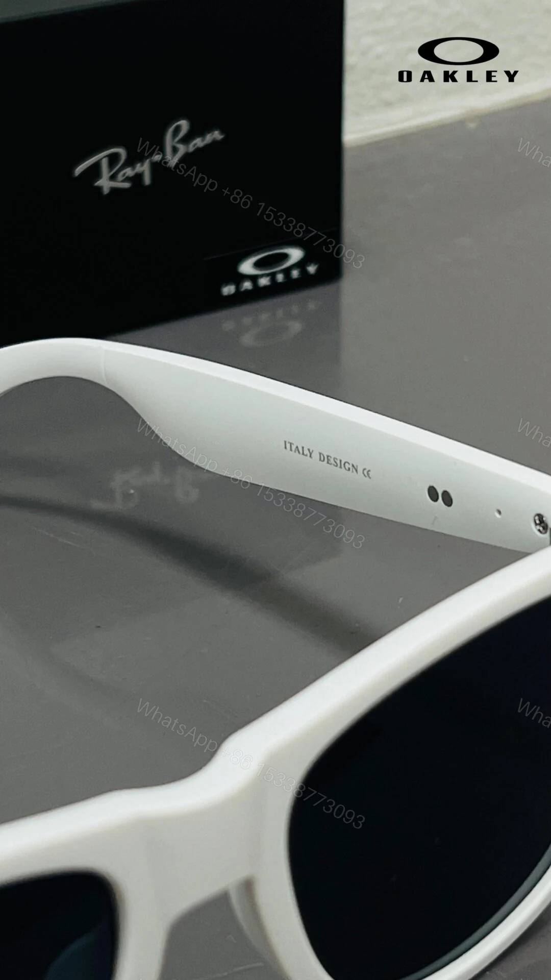 View 8 of Ray-Ban X Oakley Smart Glasses Full Matte White