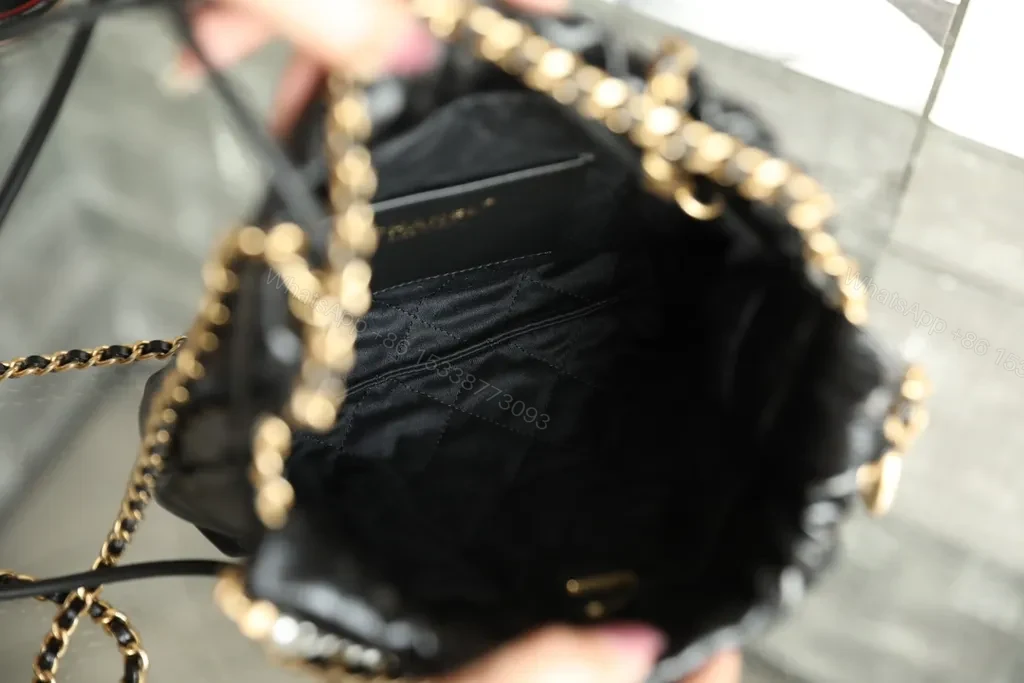 View 7 of Velvet Chain-Detail Shoulder Bag: Luxe Compact Elegance
