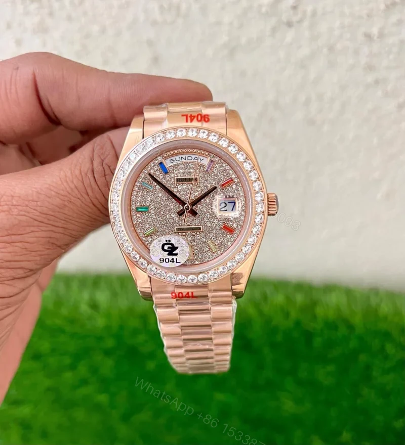 Rolex Day-Date Ring Diamond Rainbow 40MM Automatic — view 1