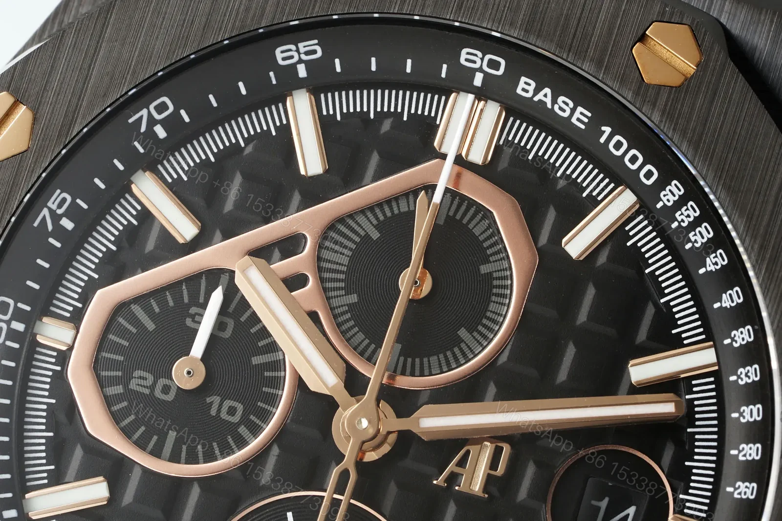 View 3 of V9 Factory Royal Oak Offshore 26400 Series Watch – Black Ceramic with Custom Cal.3126 Movement