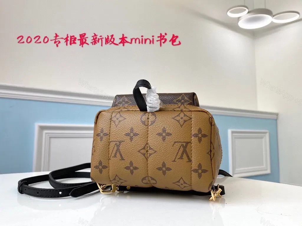 View 4 of Monogram Mini City Backpack â€“ Luxe Compact Everyday Carry