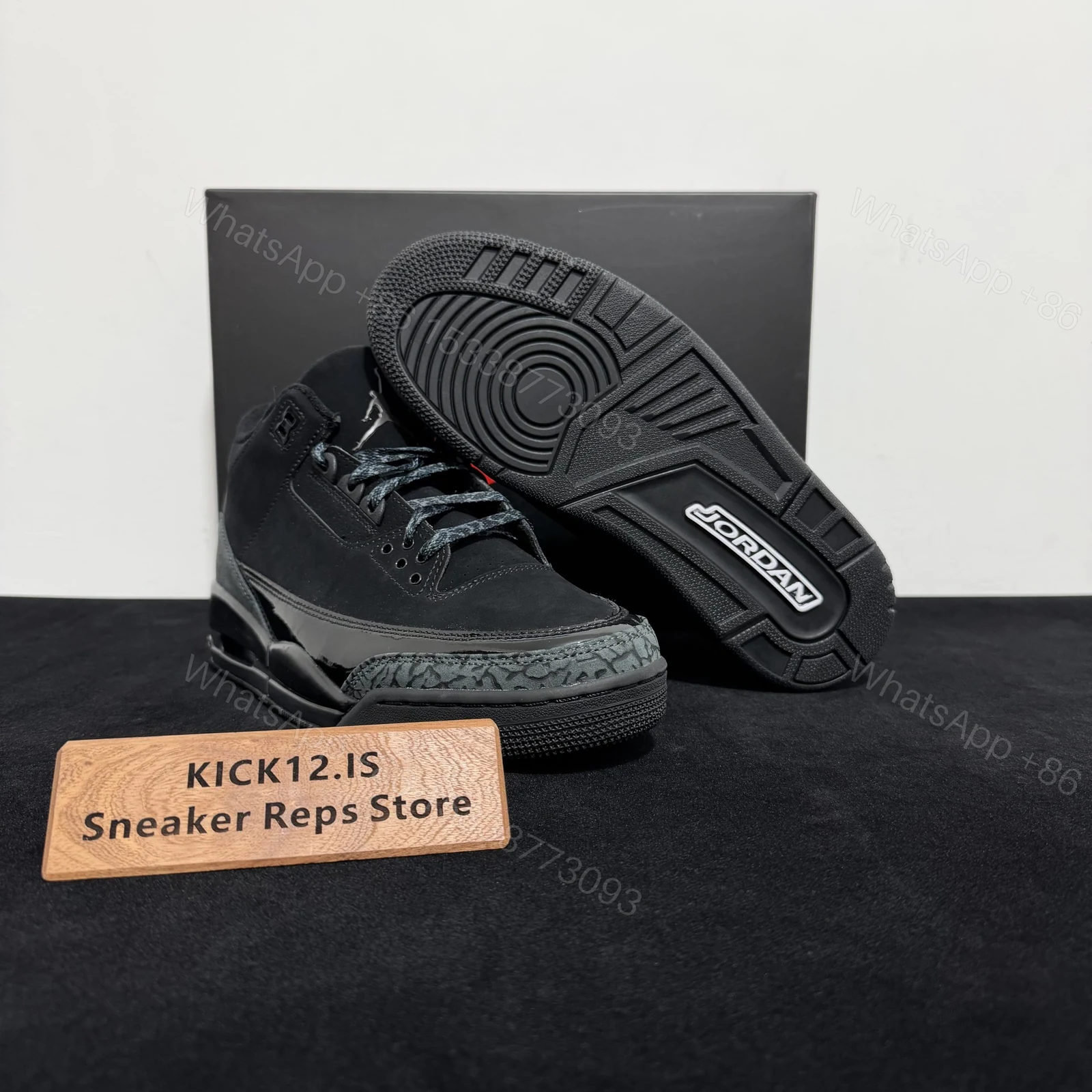 View 3 of AIR JORDAN 3 RETRO Black Cat Reps