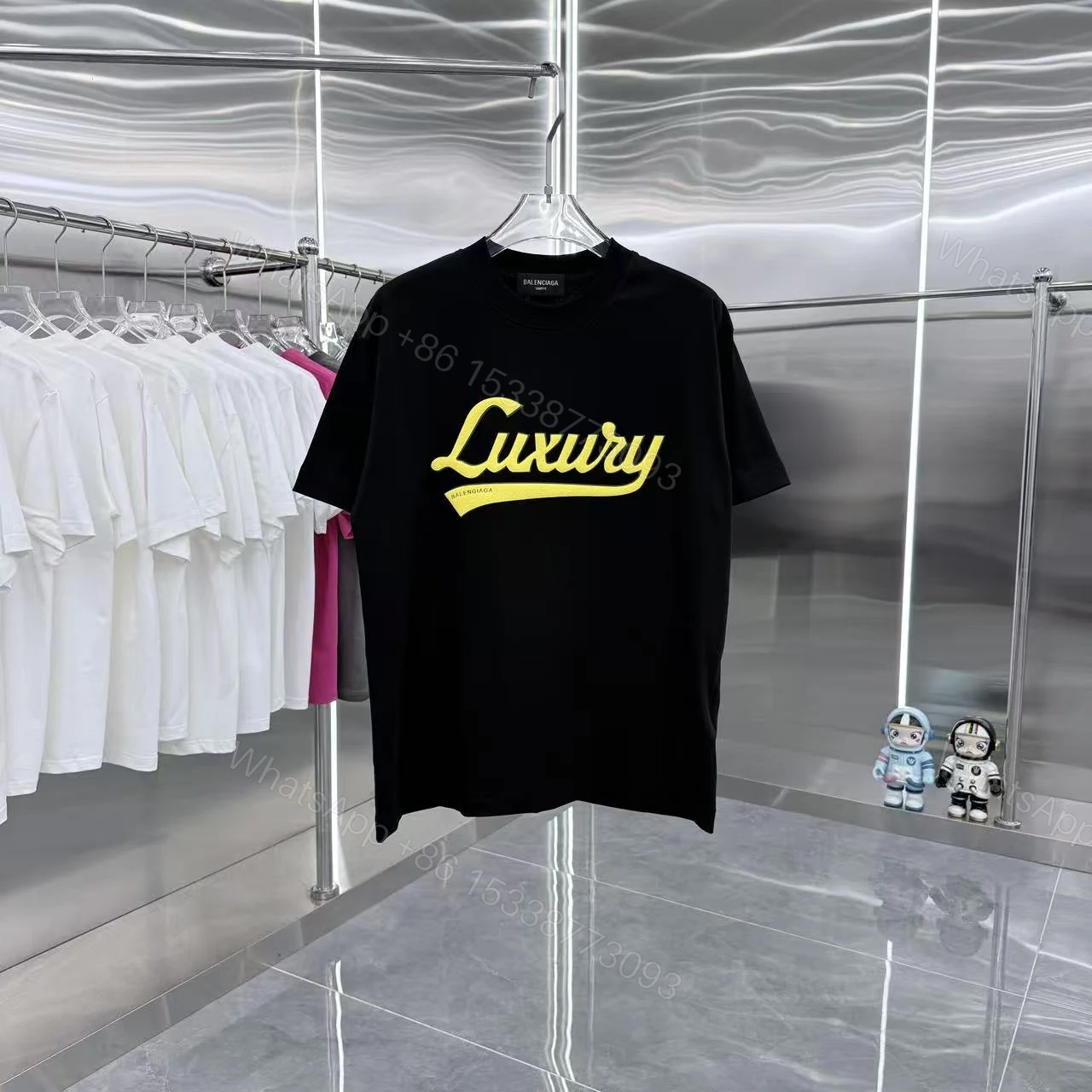 Balenciaga 高仿 字母Luxury印花短袖T恤 潮流寬鬆百搭款 — view 1
