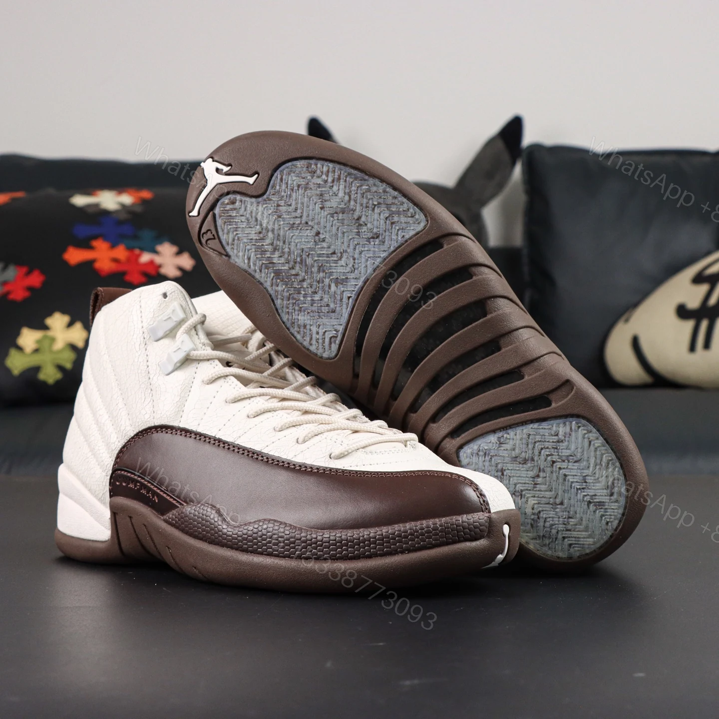 View 3 of Air Jordan 12 SoleFly Cafecito Reps