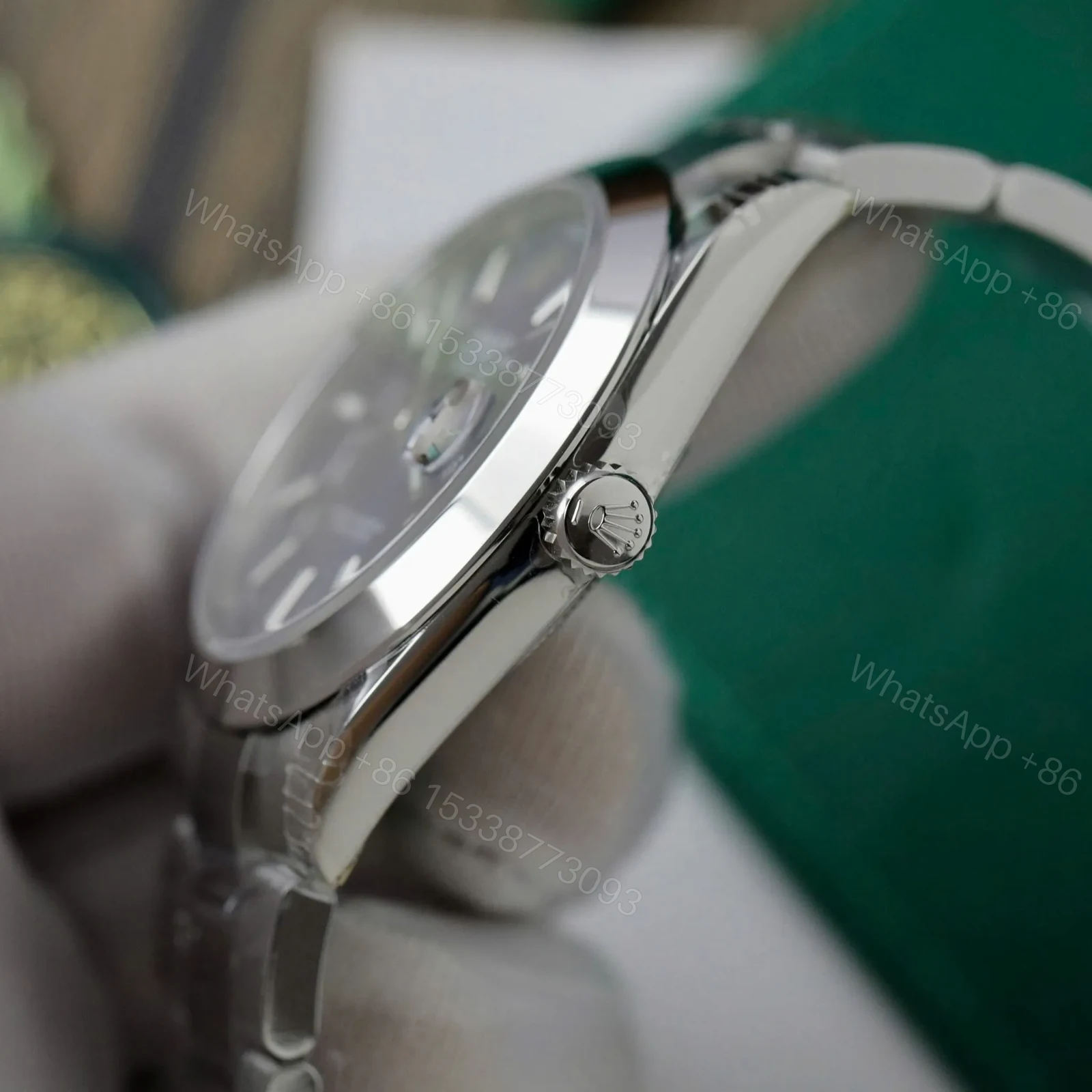 View 3 of Replica Rolex Datejust II Blue Dial 116300 41 mm