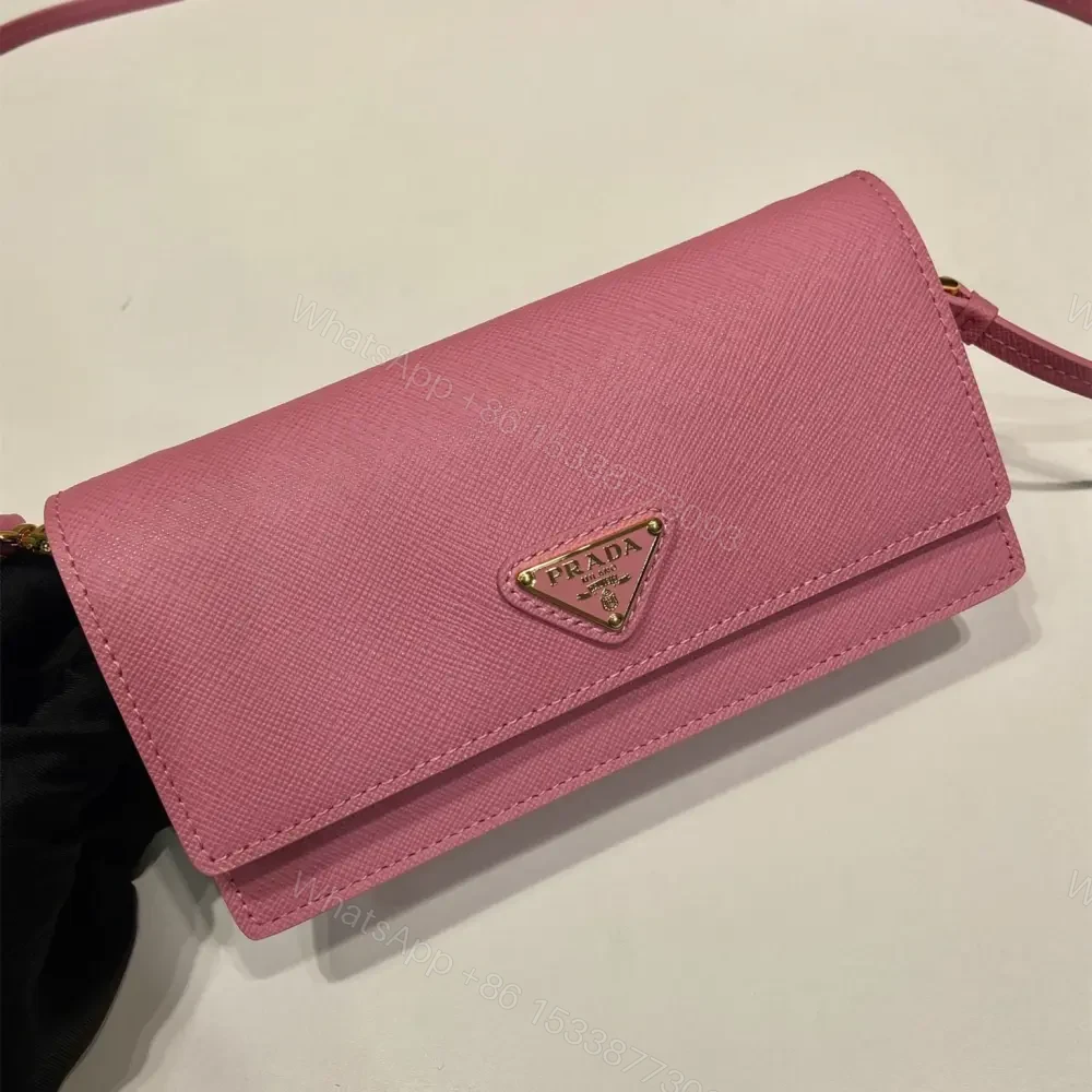 View 4 of 高仿Prada*Saffano系列1NF059斜挎包粉色Mini免檢版
