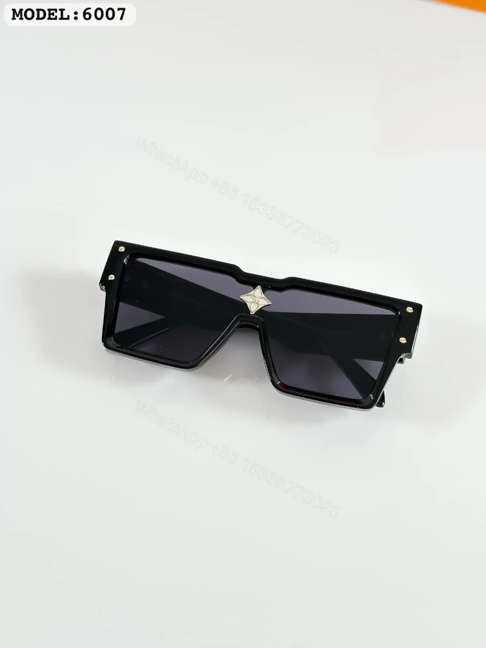 View 3 of Louis Vuitton Cyclone 6007 Black Sunglasses