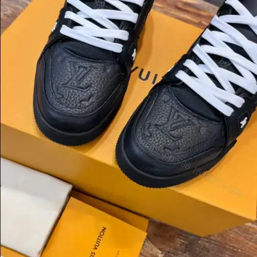 View 8 of LOUIS VUITTON TRAINER SNEAKER IN BLACK – LSVT376