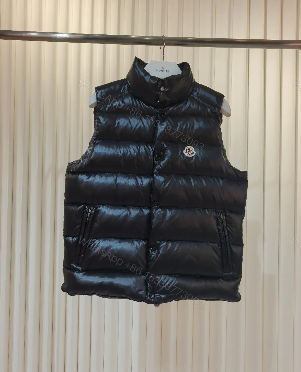 View 2 of Quilted Puffer Vest: Luxe Gloss, Warmth, Lightweight Style