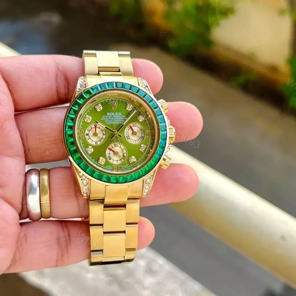 Rolex Golden Green For Men — view 1