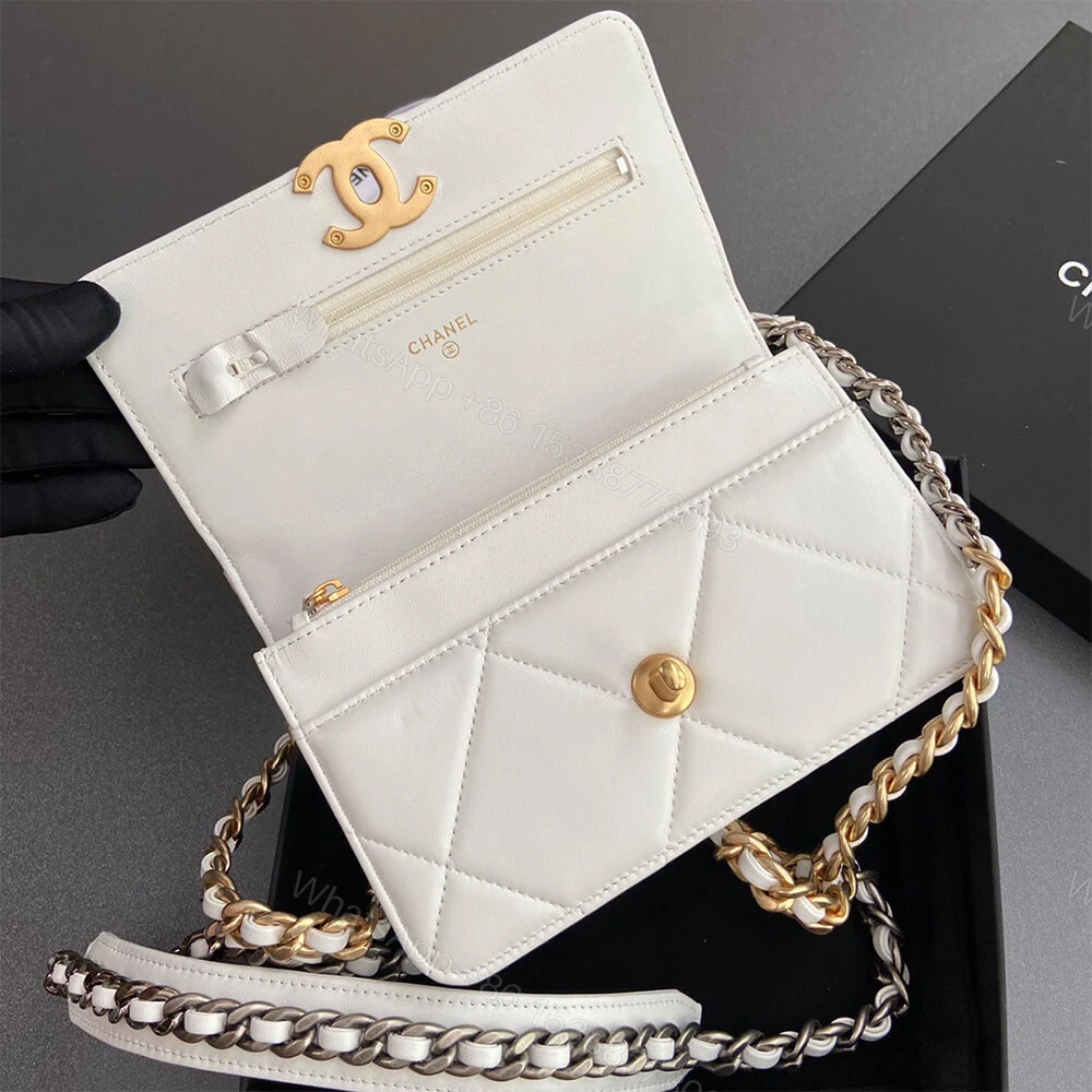 View 7 of CHANEL 19 Wallet on Chain