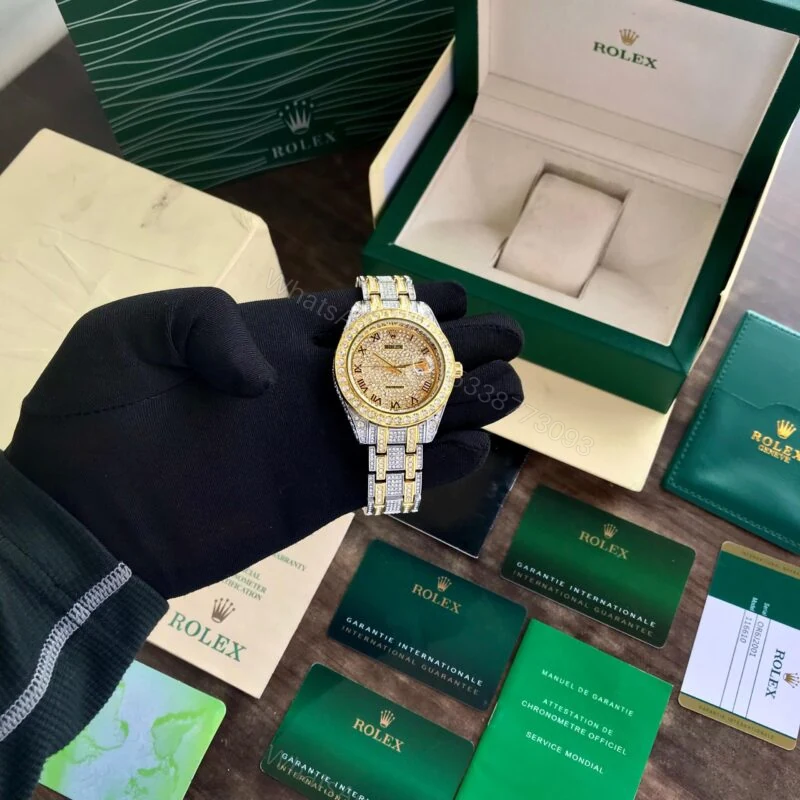 View 4 of Rolex Diamond Exclusively Rose Gold 40 Quartz
