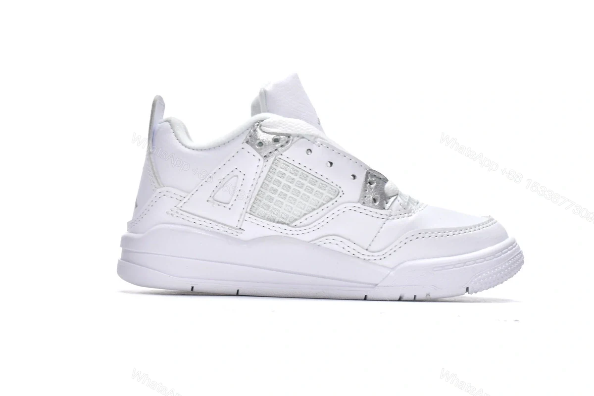 View 2 of Jordan 4 Kids Shoes Retro Pure Money (2017) 308499-100