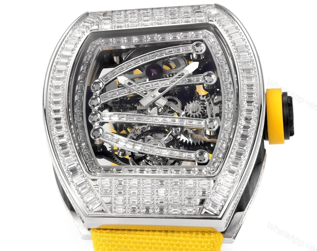 View 5 of Richard Mille RM59-01 T-Diamond Lizard Tourbillon Yellow Strap Watch RM59-LIZ-YL