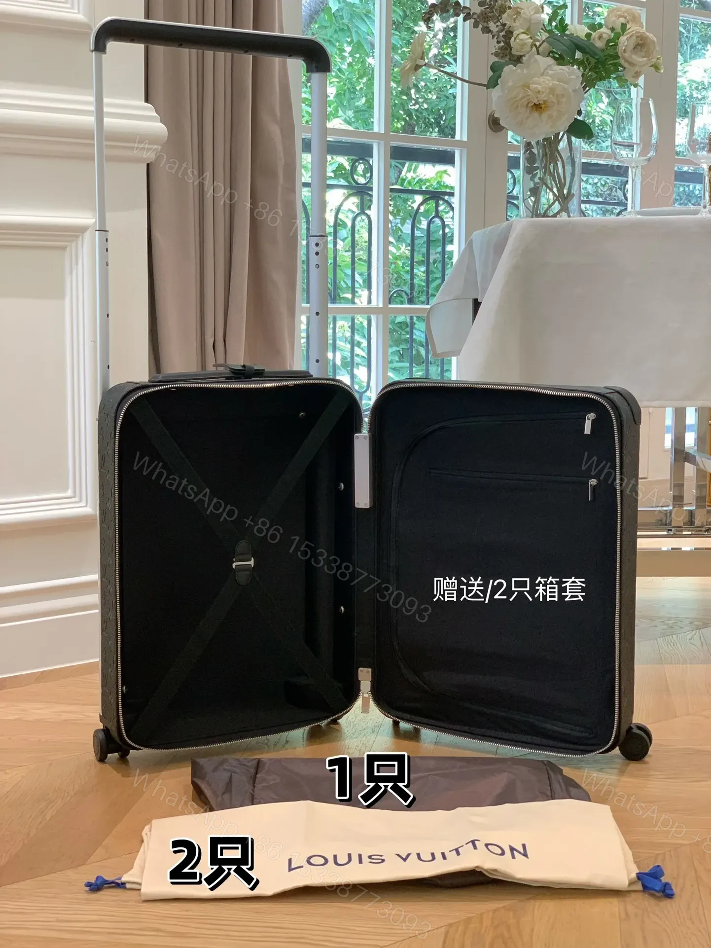 View 5 of Louis Vuitton Horizon 55 rolling suitcase