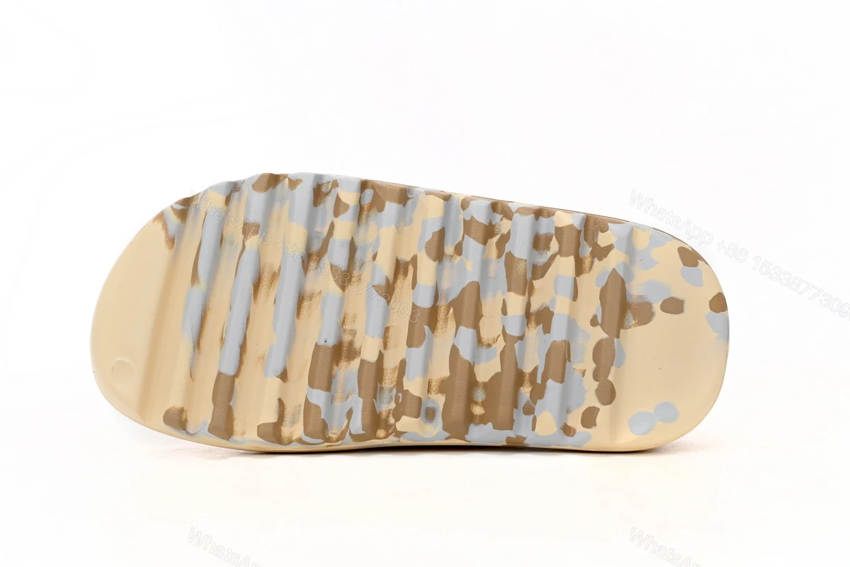 View 7 of adidas Yeezy Slide Enflame Oil Painting White Yellow GW1932