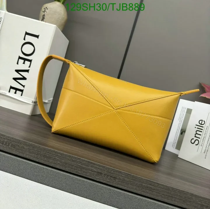 View 15 of Loewe Blue Wash Bag featuring Shiny Calfskin VD403