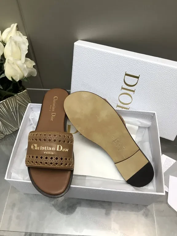 View 4 of Leather-Embellished Slides: Everyday Luxury for Warm-Weather Style