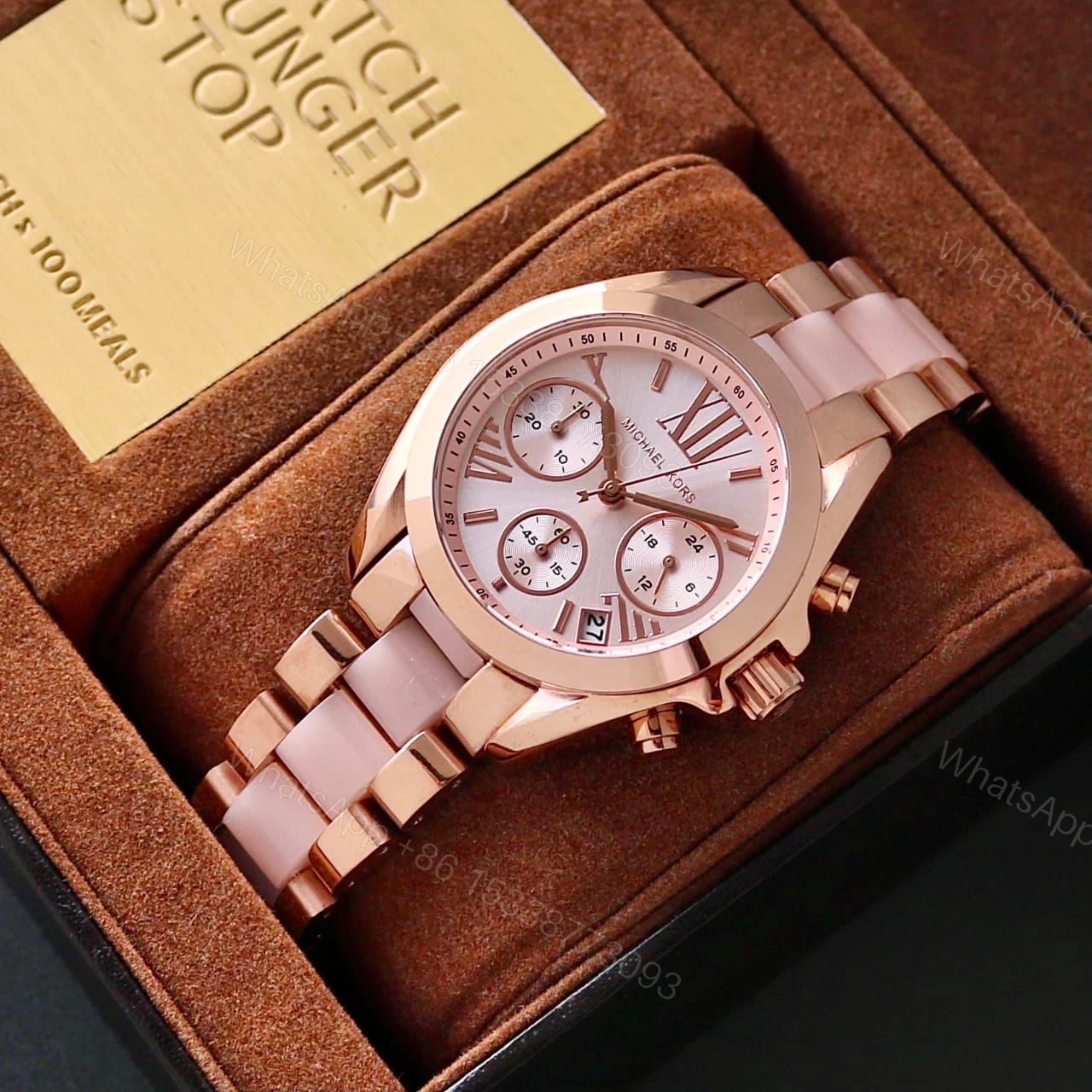 First Copy Michael Kors Green Chronograph — view 1